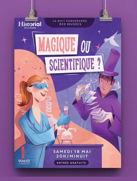 Affiche nuit des Musées 2025 - Historial de Vendée