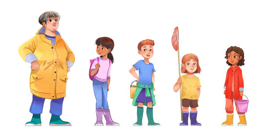 Charadesign projet "Les Loustiks"